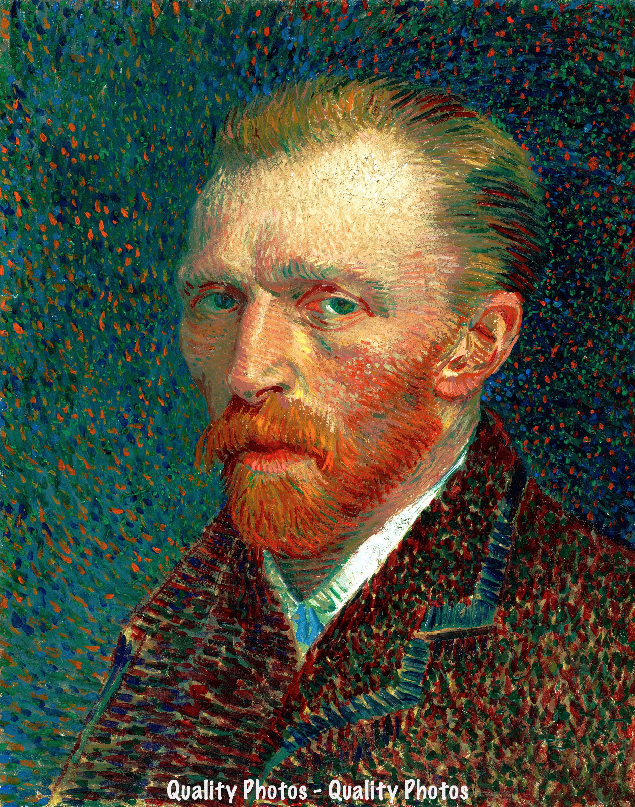 Self Portrait with Red Beard 8.5x11