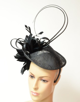 New High Quality Kentucky Derby sinamay fascinator-6606