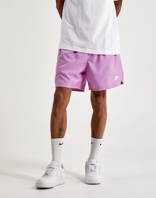 Mens Nike Club Woven Lined Flow Shorts Purple Size XLarge 