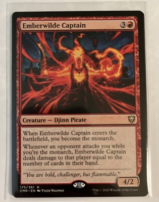MTG Emberwilde Captain Commander Legends 175/361 Regular Rare