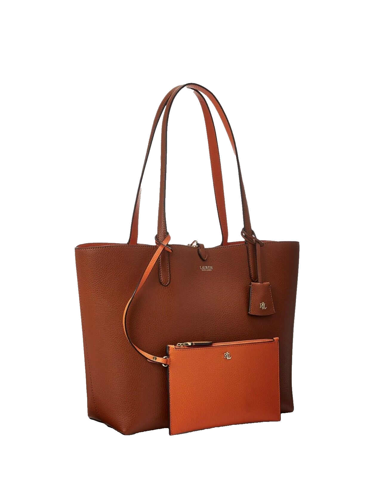 トートバッグ LAUREN RALPH LAUREN Faux-Leather Print Reversible Tote Faux-Leather Print Reversible Tote