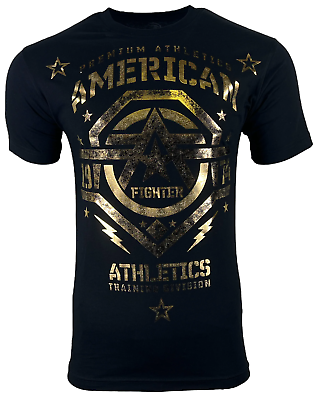 American Fighter Men's T-shirt New Mexico Black Athletic MMA Black XS-5XL