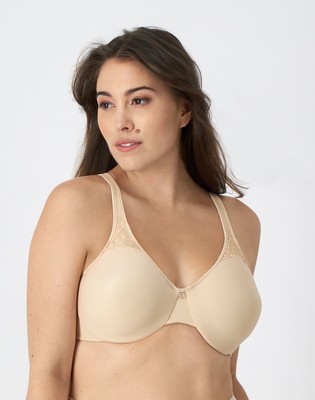 Bali Underwire Bra One Smooth U Ultra Light Illusion Neckline Convertible Women