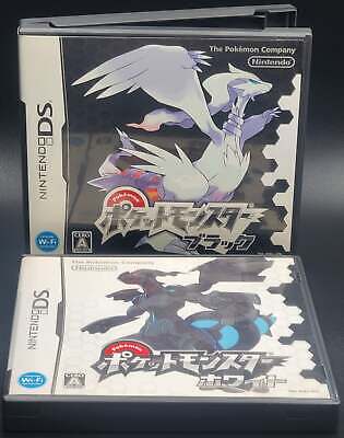 Pokemon Black and White Combo Nintendo Ds Japanese