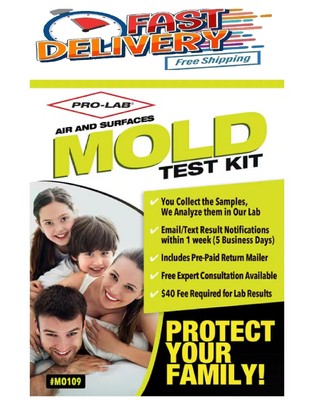 PRO-LAB Mold Test Kit, Used by Mold inspectors & industrial hygienists worldwide