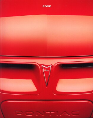2002 Pontiac Aztek Bonneville Firebird Grand Am Grand Prix Sunfire FL Brochure