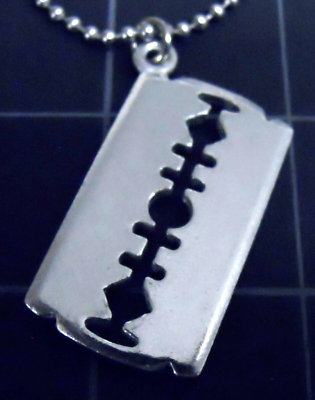 Dimebag darrell razor necklace discount