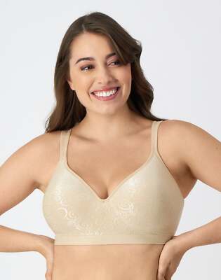 Bali Bra Wirefree Comfort Revolution Women's Seamless No Wire Soft Full Coverage