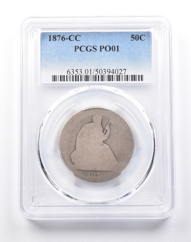 1876-CC Seated Liberty Half Dollar PO01 PCGS Lowball *4090