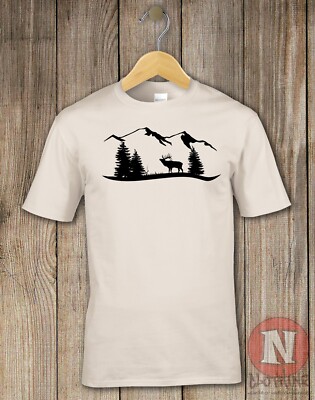 Mountain wilderness T-shirt nature great outdoors graphic print tee