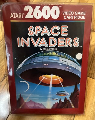 1988 SPACE INVADERS ATARI 2600 NEW SEALED w/ Protector