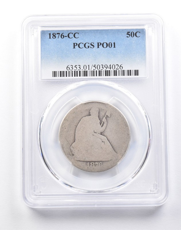 1876-CC Seated Liberty Half Dollar PO01 PCGS Lowball *4089