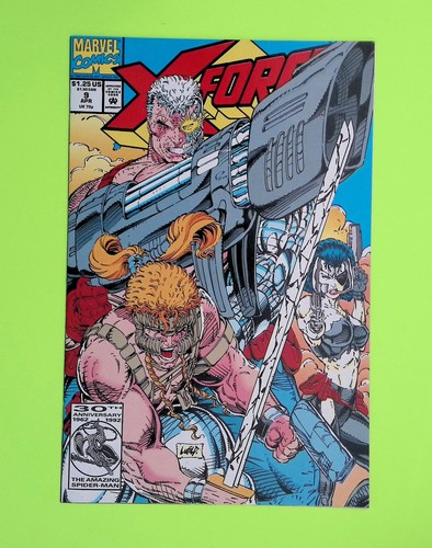 フリー X-Force #9 Vol. 1 1992 Marvel Comics 8.0 Comic Book L42-113
