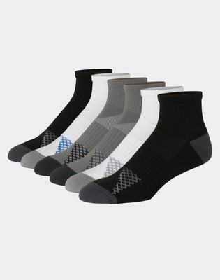 6-pack Men's X-temp Performance Wicking Cool Comfort Freshiq