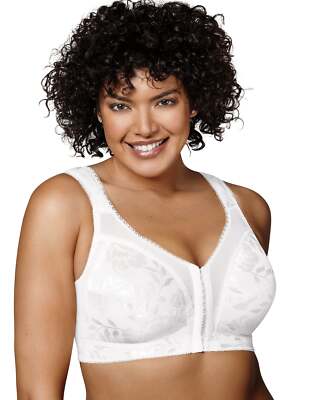 Playtex 18 Hour Easier On Front-Close Wirefree Bra Flex Back Women Comfort Strap