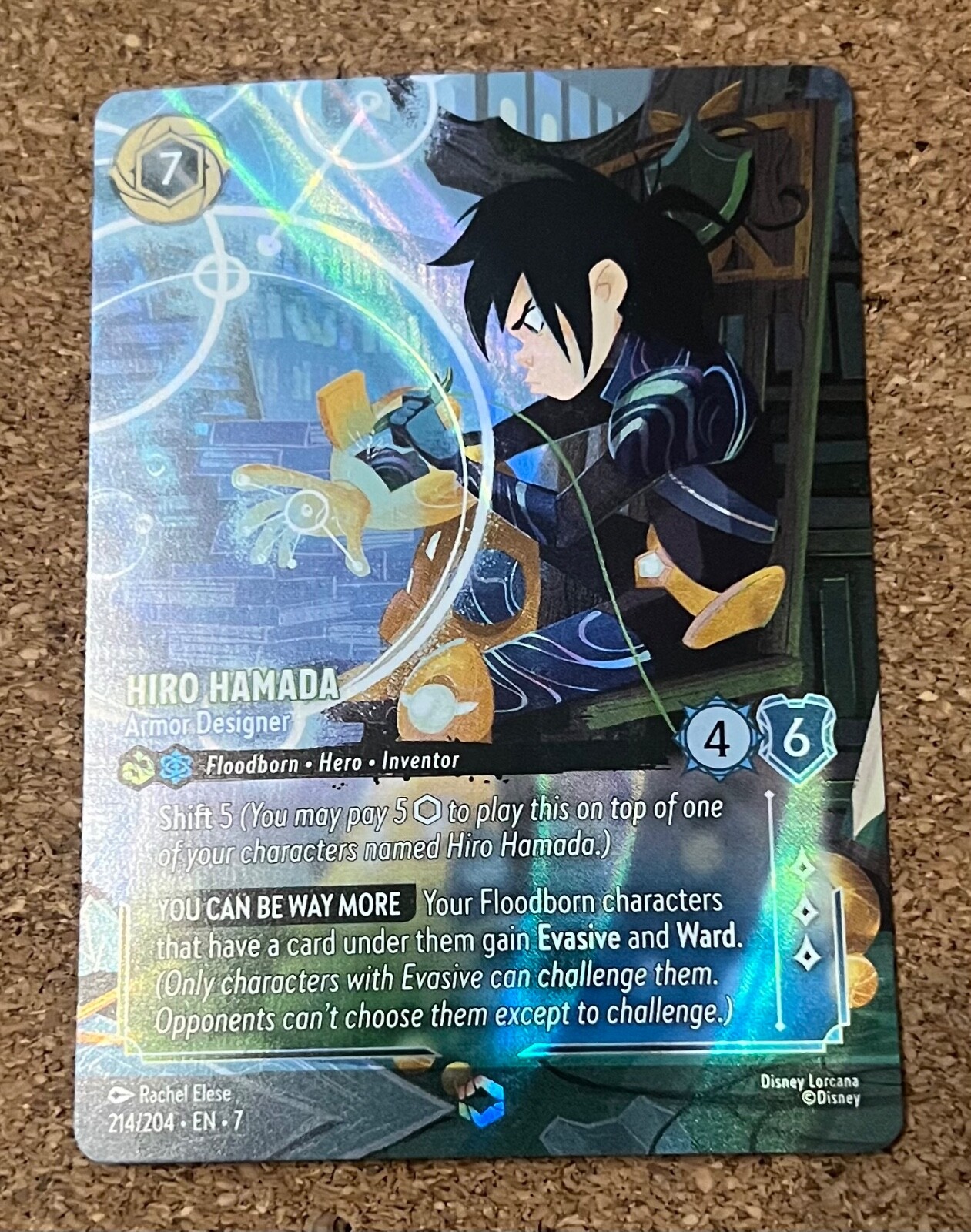ロルカナ Hiro Hamada Armor Designer ヒロ ハマダ Disney Lorcana - Hiro Hamada Armor Designer (Participant