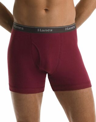 Hanes Mens Classics Assorted Dyed Boxer Briefs | eBay