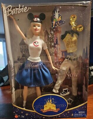 2005 THEN & NOW BARBIE Disney Parks 50th Anniversary C6845 Bought At Parks NIB