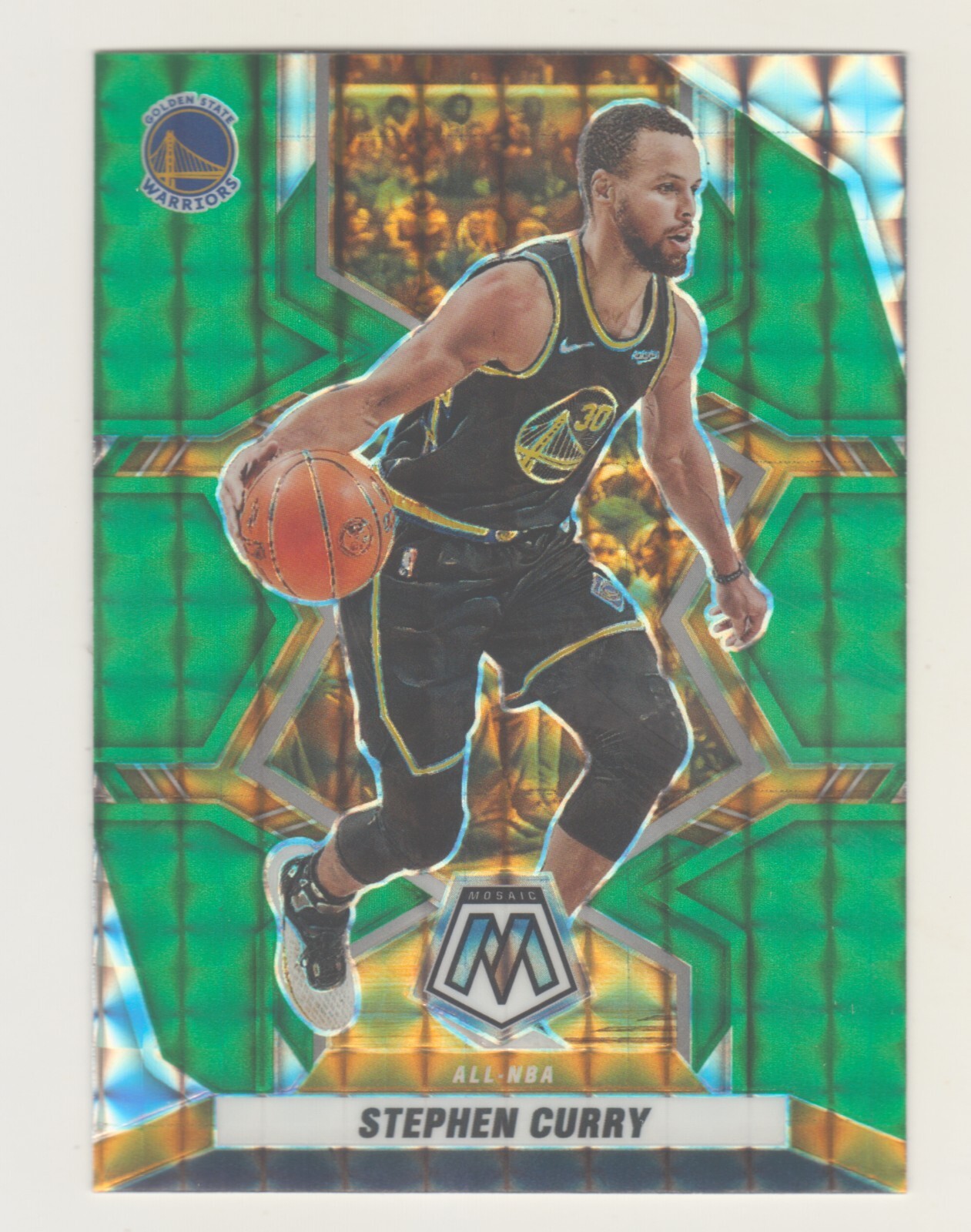 2021-22 Panini Mosaic ALL NBA GREEN MOSAIC PRIZM #284 2021-22 Panini Mosaic ALL NBA GREEN MOSAIC PRIZM #284