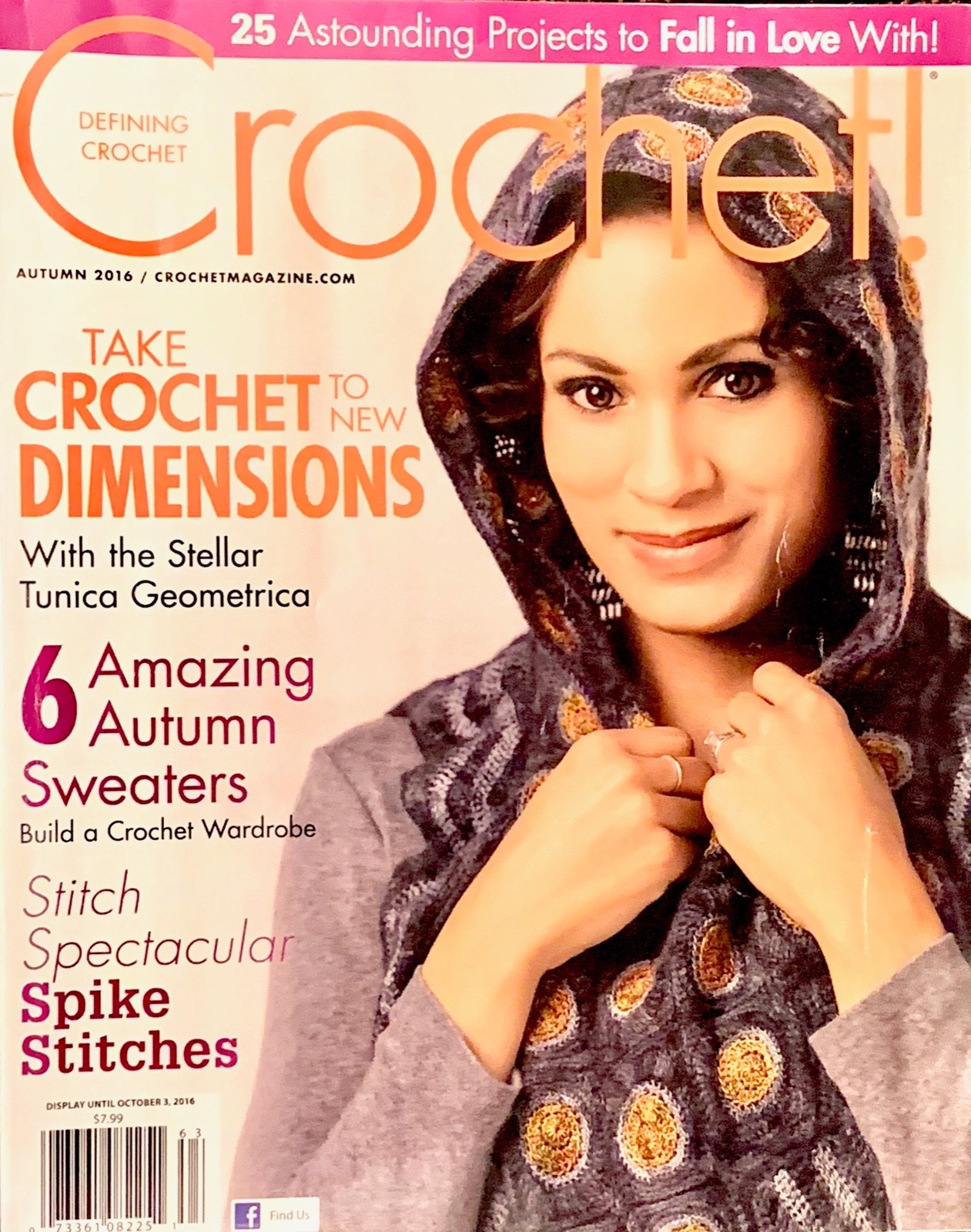 Defining Crochet! magazine Autumn, 2016 - Autumn sweaters, Spike stitches, etc.