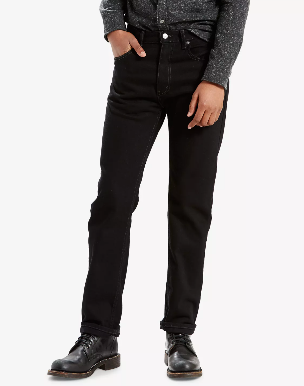 Levis 505 black deals