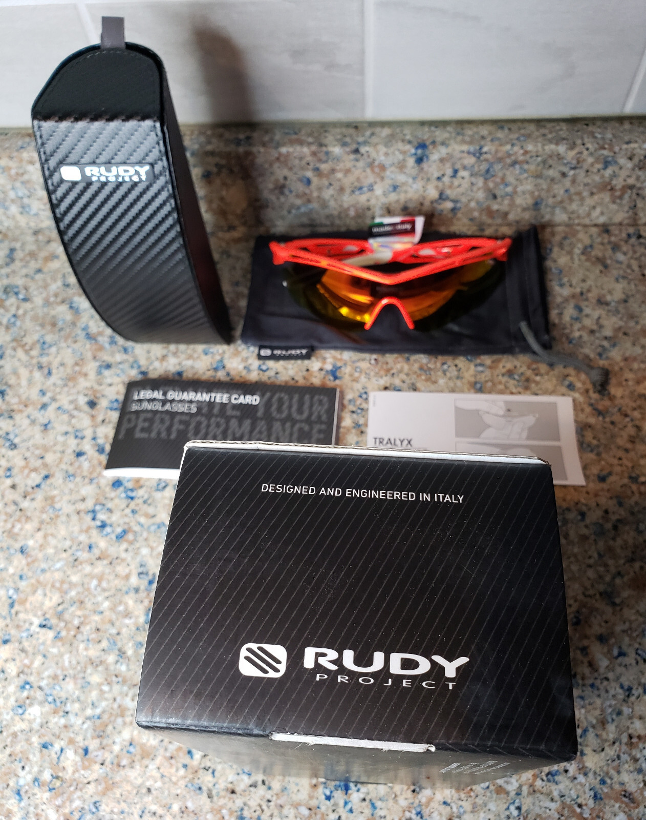 NEW MSRP $350 RUDY PROJECT TRALYX MULTI LS ORANGE RED FLUO NEW MSRP $350 RUDY PROJECT TRALYX MULTI LS ORANGE RED FLUO