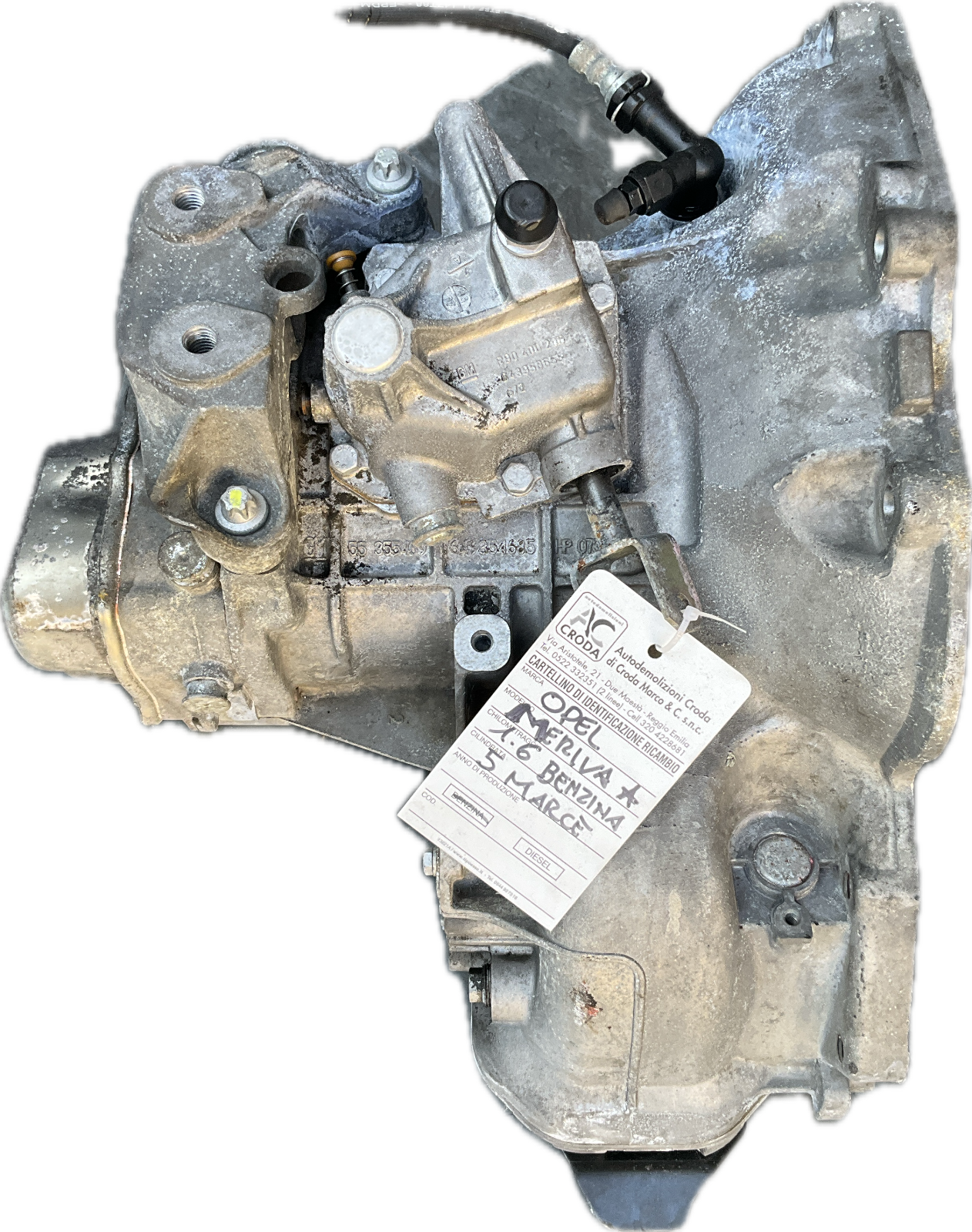 Cambio manuale per modello OPEL MERIVA A 1.6 benzina 5 marce ricambio usato