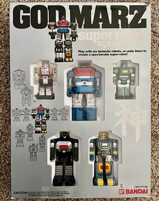 Bandai Godaikin Godmarz 1982 DX Chogokin Popy 2nd U.S. Box Release Incomplete