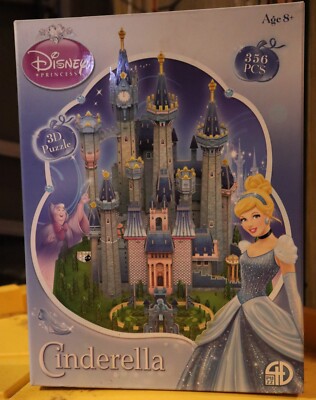 cinderella´s castle 3d model puzzle