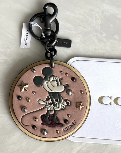 COACH ミニー キーホルダー 赤 COACH コーチ キーホルダー ディズニー ミッキーマウス コラボ