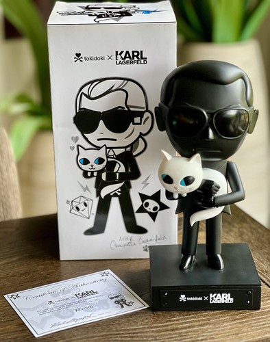 Karl Lagerfeld - tokidoki x KARL LAGERFELD フィギュア 限定 Tokidoki x Karl Lagerfeld Mr Choupette Black Figure Cat