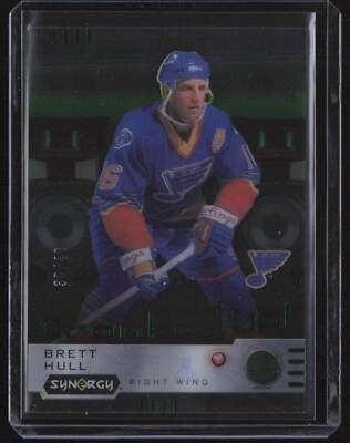 Brett Hull 2023-24 UD Synergy Cranked Up /49 #CR-BH St Louis Blues
