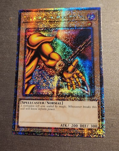 KONAMI - 遊戯王　初版　LEFT ARM OF THE FORBIDDEN ONE YUGIOH LEFT ARM OF THE FORBIDDEN ONE ASIA ENGLISH ES01-AE078