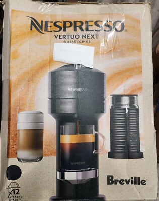 *Nespresso ENV120BAE Vertuo Next Coffee and Espresso Maker + Aeroccino 3 Black