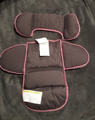 Graco 4Ever 4-In-1 Convertible Car Seat Insert Infant Padding Girl Purple Black