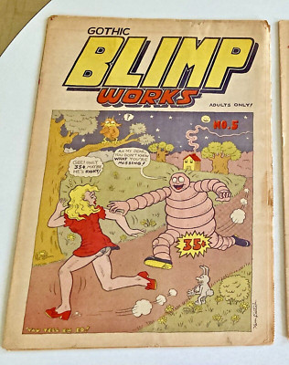 Gothic Blimp Works #5  Tabloid 1969 Classic Underground Comix  High Grade VF-NM