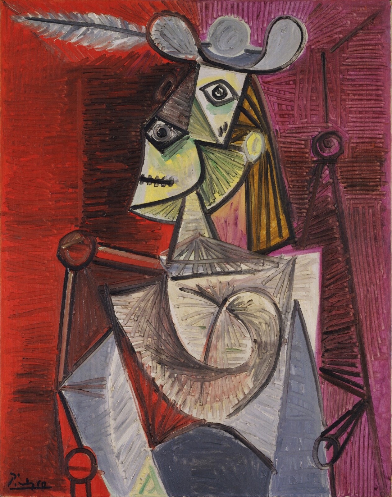 Woman in an Armchair : Pablo Picasso : 1941 : Archival