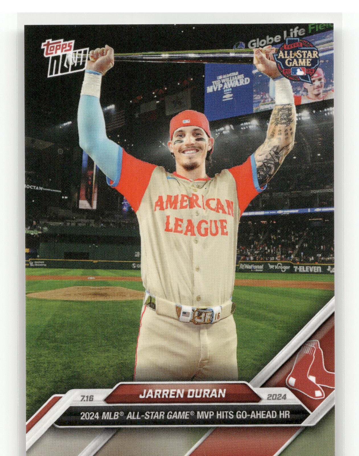JARREN DURAN All Star Game MVP 2024 Topps Now #438 Boston