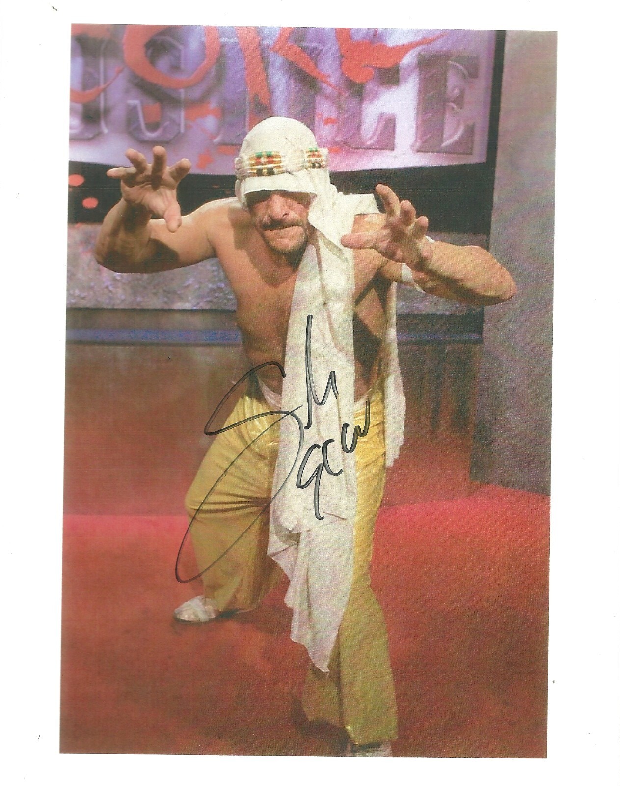m685 Sabu signed vintage Wrestling Photo w/COA **BONUS** | eBay
