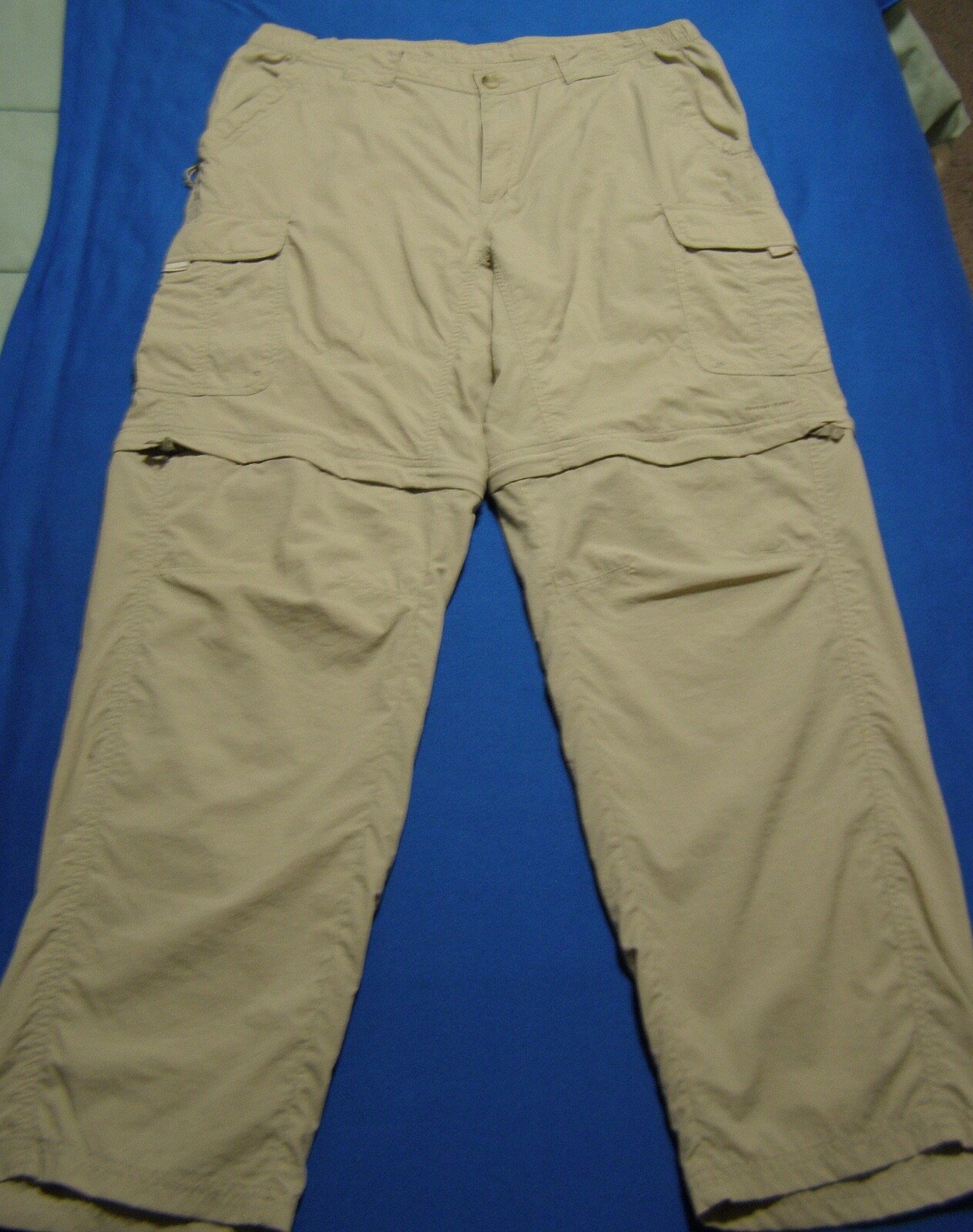 White Sierra Nylon Convertible Men's Hiking Pants W-30 x L