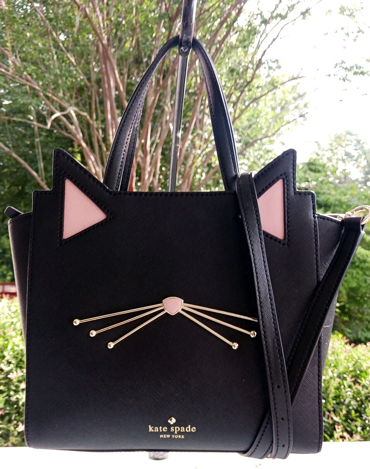 Kate Spade PXRU7047 Black Jazz Things Up Small Hayden Cat Kate Spade PXRU7047 Black Jazz Things Up Small Hayden Cat