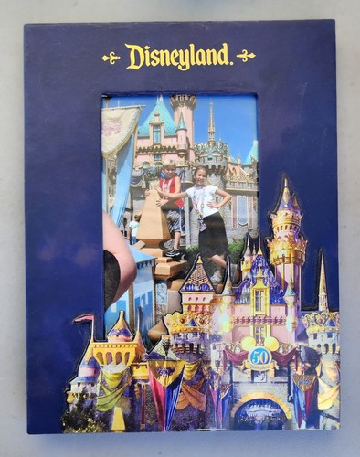 Vintage Disneyland 50th Anniversary Disney Castle Photo