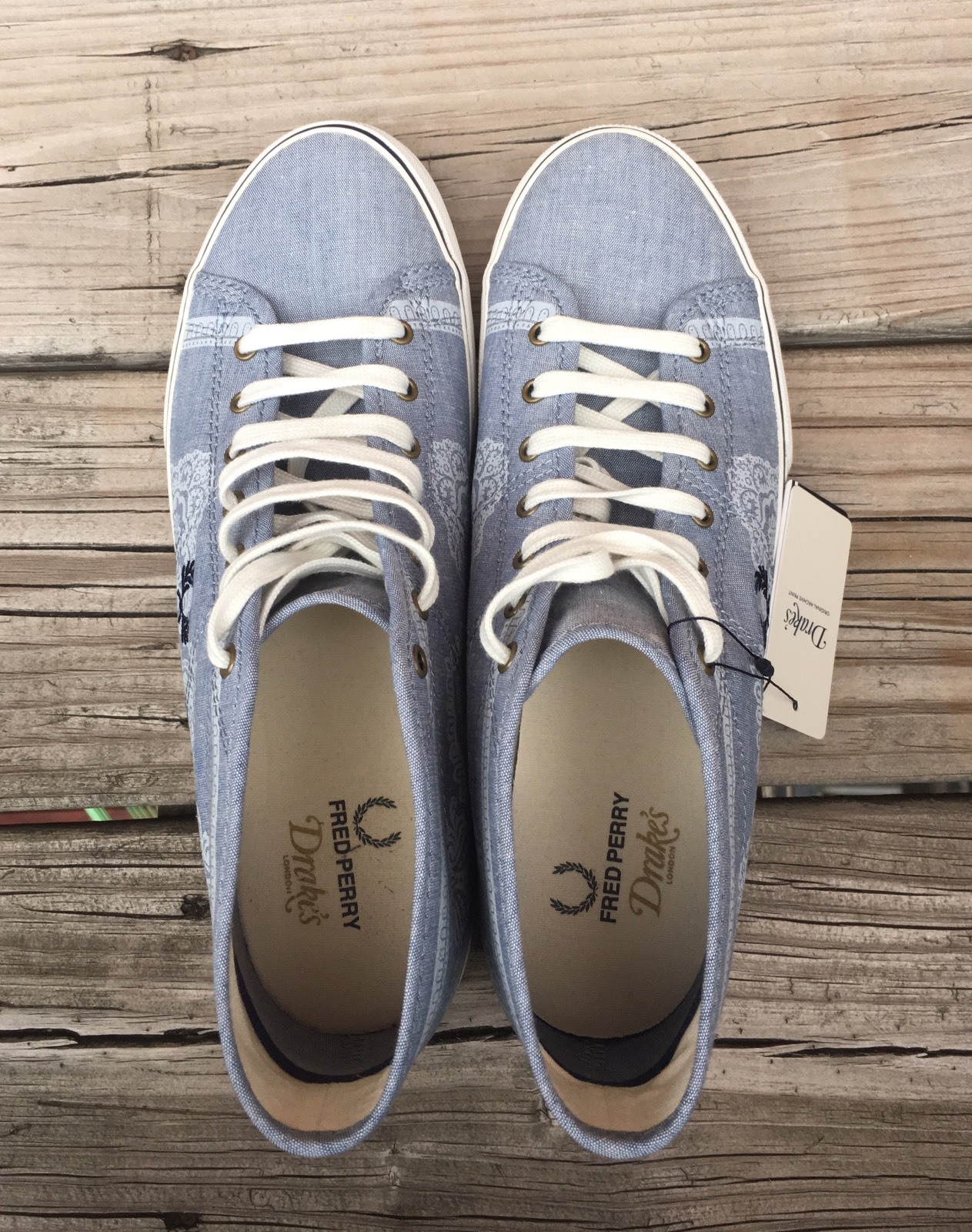 fred perry navy trainers