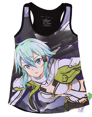 ** Легальный ** Sword Art Online II GGO Sinon с аутентичной майкой с пистолетом #83118