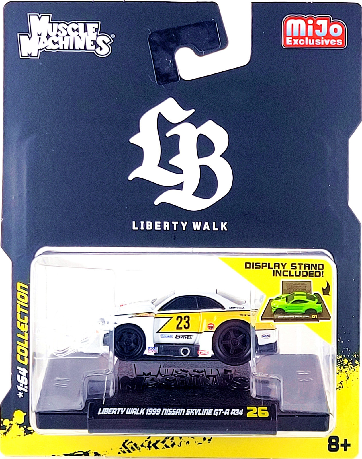 Muscle Machines LBWK スカイラインGT-R R34 2個 Muscle Machines 1:64 LBWK Nissan GT-R R34 Super Silhouette