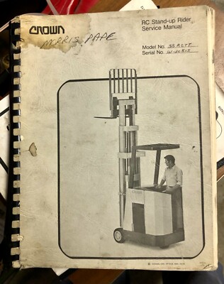 Crown 20mt Parts Manual