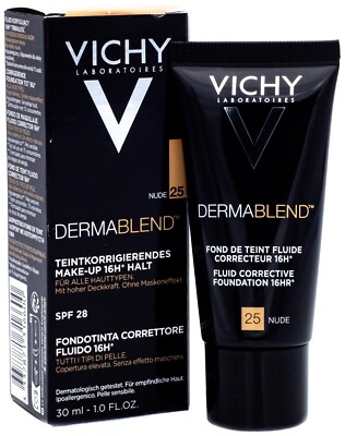 Vichy Dermablend Fluid Foundation SPF35 30ml    *Choose* 20,25,30, 35