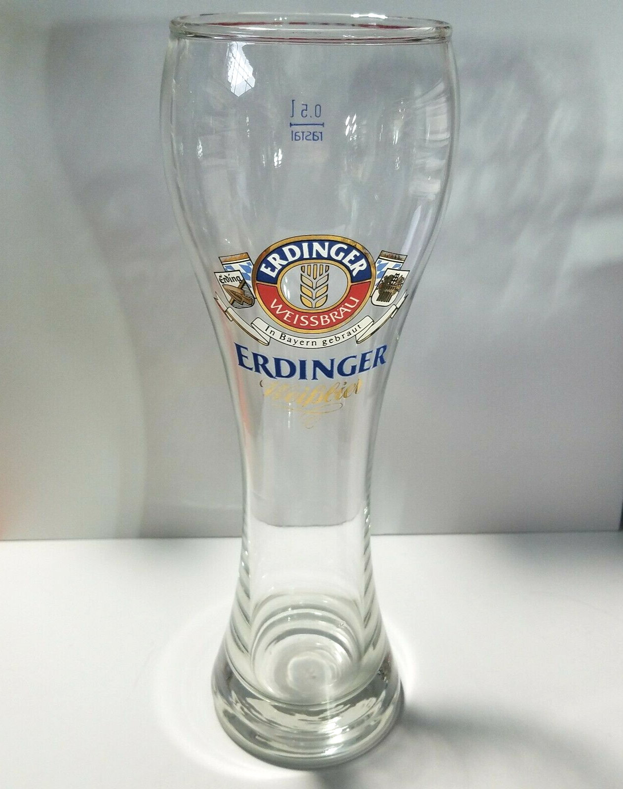 Erdinger Weissbrau Weisbier Beer Glass Wheat Germany 10