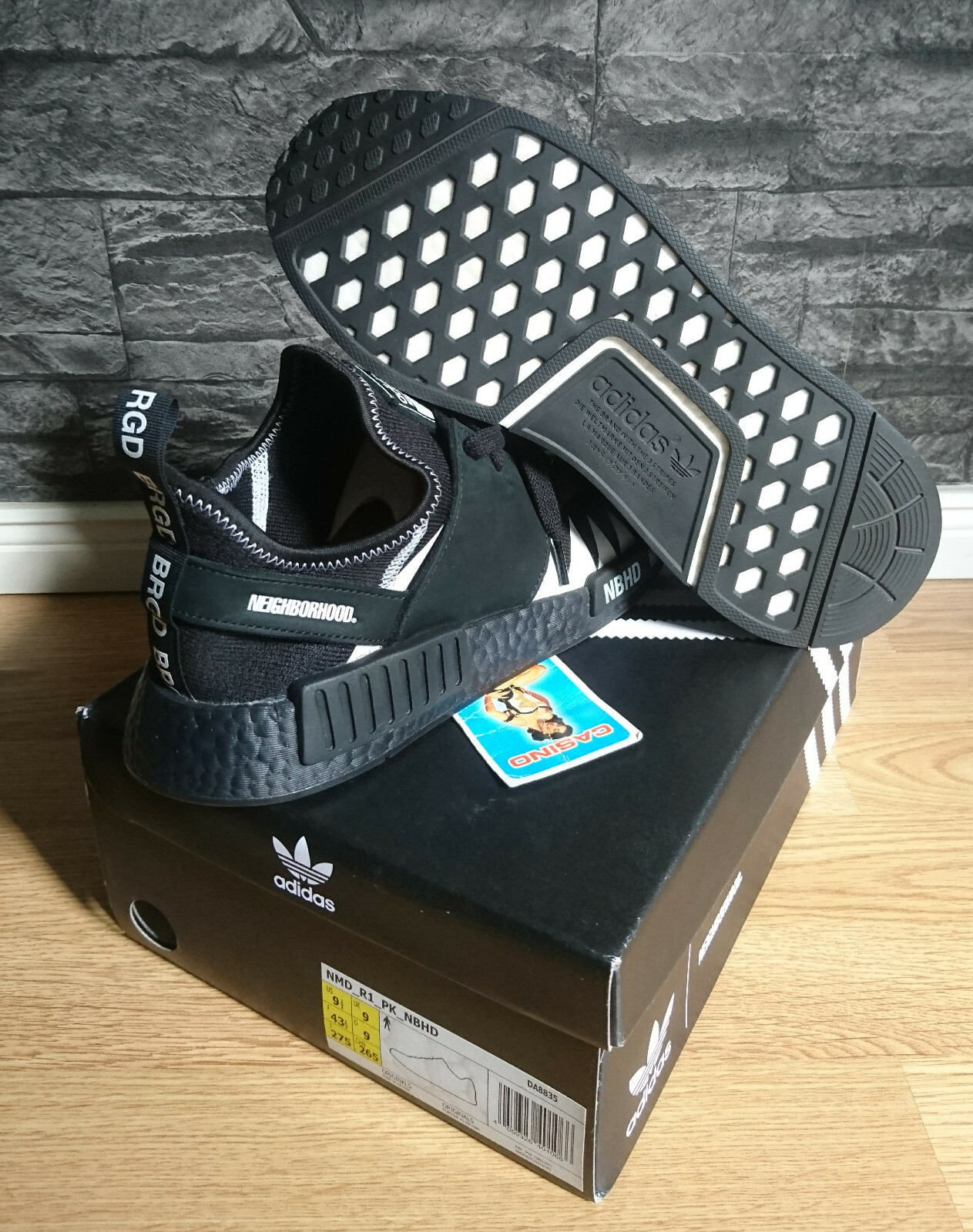 ADIDAS NMD R1 PK NEIGHBORHOOD US9,5 EUR43,5 UK9 nbhd bape mastermind hu og xr1