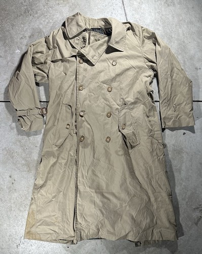 ポロバイラルフローレン　90s 薄手　ハーフコート　ベージュ Vintage 90s Polo Ralph Lauren Sz 38 Trench Coat Beige Cotton